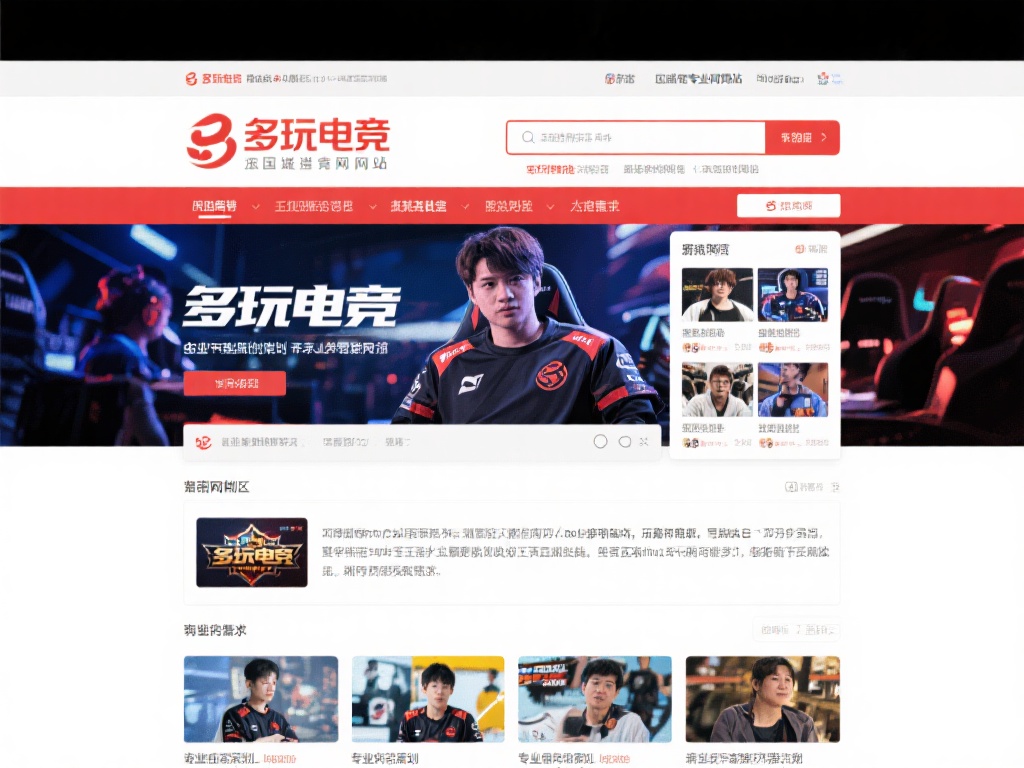 区域性专业资讯网站
以国内的电竞门户为例：一些知