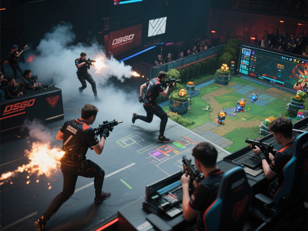 在大部分游戏中，策略和技巧不可分割。在《CS:GO