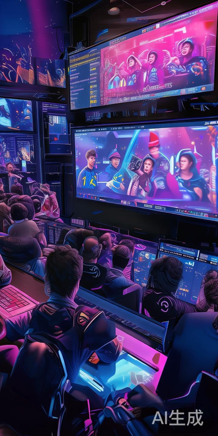 此外，平台还会不定期举办线上电竞观赛活动和主播互动